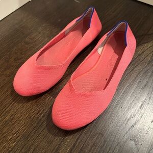 Rothy’s woman round toe flats size 9 pink